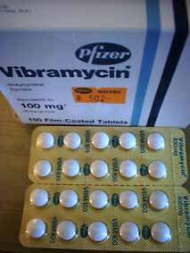 Vibramycin doxycycline hyclate 100mg