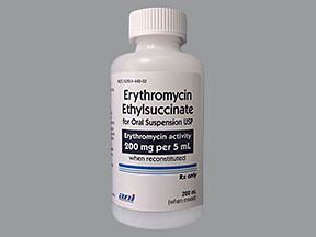 erythromycin eth succ