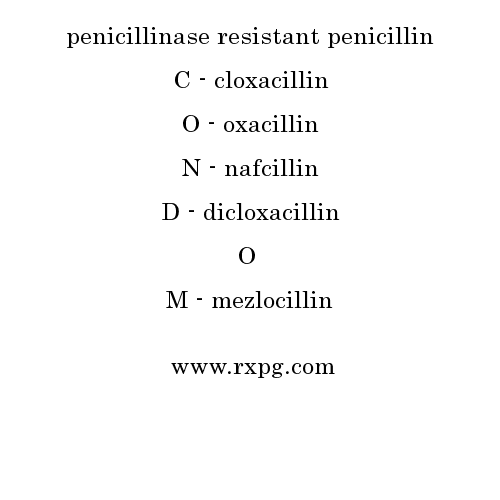 Penicillinase Resistant Penicillins General Statement Antibacterial